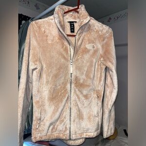 North face can pink sweater